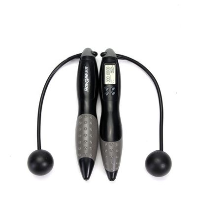 LED Display Cordless Jump Rope Dengan Smart Counter Kalori Perhitungan Waktu Pengaturan