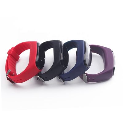 Jarak Counter Fitness Pedometer Watch Langkah Kalori Pelacak Silikon