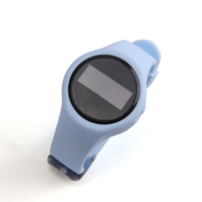 Kalori Dan Jarak Pelacak Digital Langkah Counter Jam ABS Bahan silikon