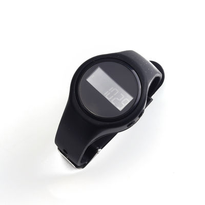 Kustomisasi Men'S Step Tracker Watch Dengan Tali Silikon ABS Silikon Gel Unisex