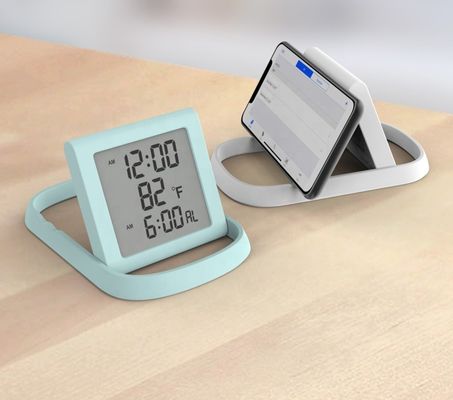 LCD Display Fashion Kreatif Jam Digital Dengan Suhu Dalam Ruang