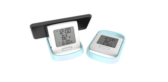Jam Alarm Digital Kantor yang kokoh Suhu dalam ruangan Jam Alarm di samping tempat tidur
