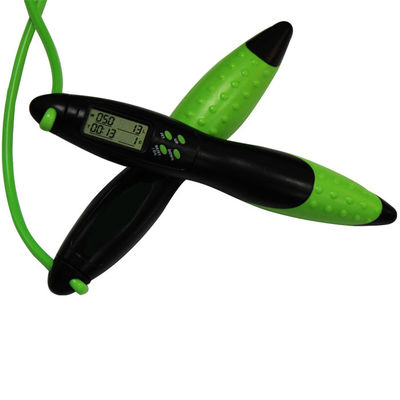 Fitness Jump Rope Latihan Tubuh Penuh Dengan JP-100 Hijau Multi-Fungsi Menghitung Jump Rope