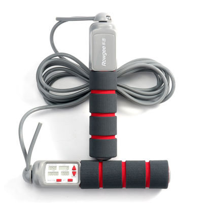 Fitness Jump Rope Rowgee OK-168 Custom Logo Adjustable Heavy Speed Weighted Jumping Rope Untuk Latihan