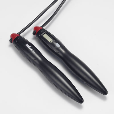Simple Black Indoor Cordless Jump Rope JS-310 Dengan Panjang 200mm Dan Loop Counter