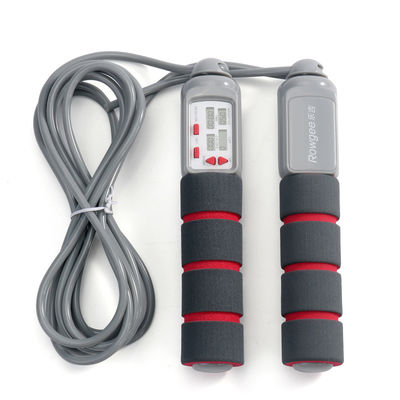 Tali Jump Fitness 20 Kgs PVC Jump Rope Untuk Latihan Kebugaran Dengan PP Handle OK-168 Baby Blue Color Skip Rope