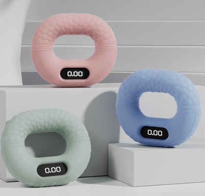 Latihan Multicolor Silicone Hand Grip Strengthener Ring Untuk Gym Rumah