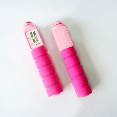 Fitness Jump Rope 18500 Mm Pink Weight Bearing Aerobics Jumping Rope Untuk Wanita Terapan Scene Gym
