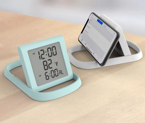 LCD Mini Digital Clock Digital Jam Tempat Tidur Untuk Keluarga Dan Desain Bergaya