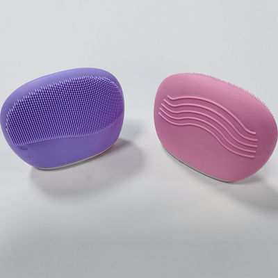Instrumen pembersih wajah genggam lembut Silikon face scrubber Bersih dalam