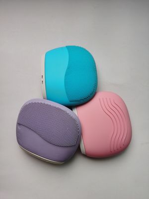 Kulit Ramah Soft Silicone Pembersih Instrumen Getaran Pijat Sikat