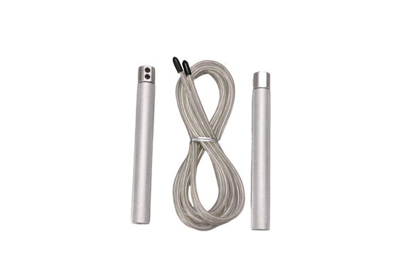 4.5mm*3m Aluminium Berat Bantalan Melompat Tali Indoor Outdoor Keep Fit Alat Olahraga
