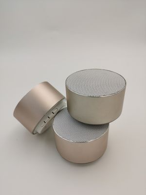 Logo khusus Speaker Bluetooth kecil Speaker Bluetooth bulat kecil