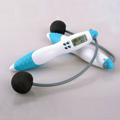 PVC Jump Rope Panjang Tali yang disesuaikan JP-100 LCD Counter Panel Jumping Rope Untuk Latihan Kebugaran
