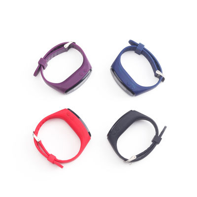 Hitam Biru ABS Pria Pedometer Watch Pedometer Fitness Tracker 36g