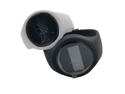 Kustomisasi Men'S Step Tracker Watch Dengan Tali Silikon ABS Silikon Gel Unisex