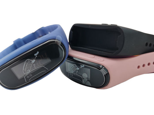 Gelang Silikon Pedometer Jam Tangan Langkah Counter Baterai