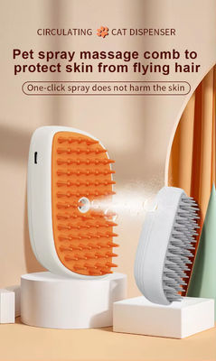 Pet Steam Massage Brush Dengan Desain Ergonomis Untuk Pengendalian Nyaman