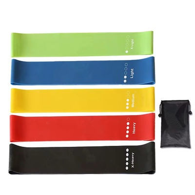 Yoga Fitness Sabuk Lateks Sabuk Fitness Drawstring Set Rumah Gunakan Resistance Band