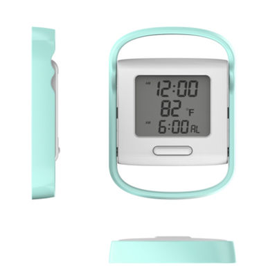 Jam Led Digital Plastik yang Disesuaikan Dengan Alarm Matahari Modern