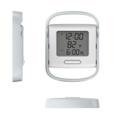 LCD Mini Digital Clock Dengan Detik Jam Tangan Untuk Keluarga Dan Desain Bergaya