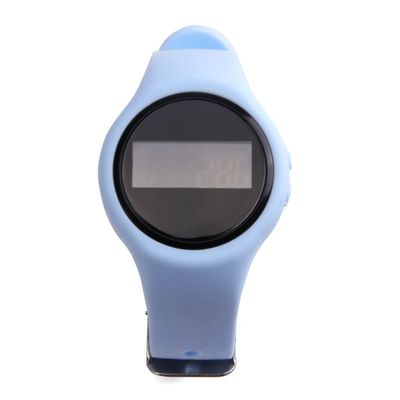 Silica Gel Fitness Step Tracker Wristband Disesuaikan Wearable Break Time Clock Buzzer