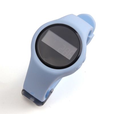 Silica Gel Fitness Step Tracker Wristband Disesuaikan Wearable Break Time Clock Buzzer