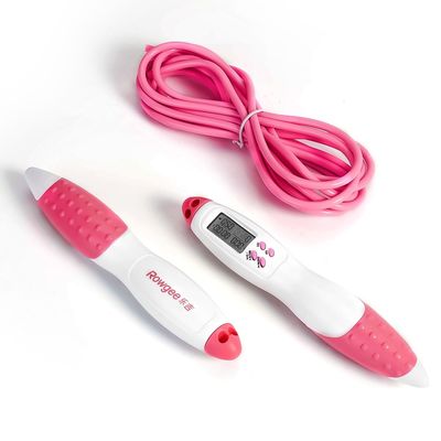 Fitness Jump Rope Adjustable Length Beaded Jump Rope Smart Sensor Type JP-100 Untuk Gym 175 X Peraturan Tekanan
