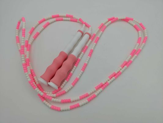 Warna Pink Unisex Bambu Indoor Lompatan Tali Latihan Lompatan Tali Untuk Anak Remaja