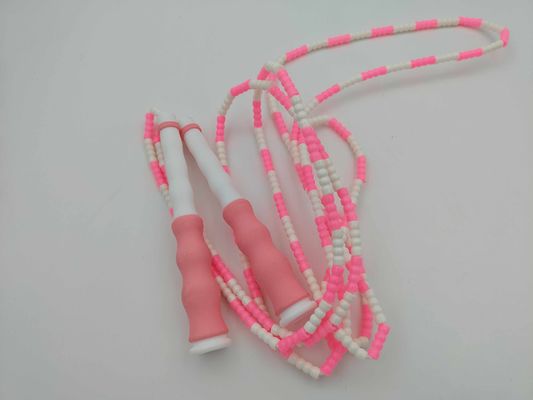 Warna Pink Unisex Bambu Olahraga Melompat Tali Latihan Melompat Tali Untuk Anak Remaja