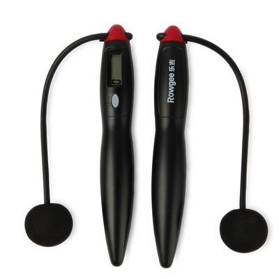 PVC Jump Rope Panjang Tali yang disesuaikan JP-100 LCD Counter Panel Jumping Rope Untuk Latihan Kebugaran