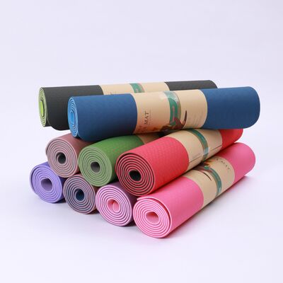 Ultra Ringan Dan Portable TPE Yoga Mat Untuk Studio Rumah Dan On The Go Praktek