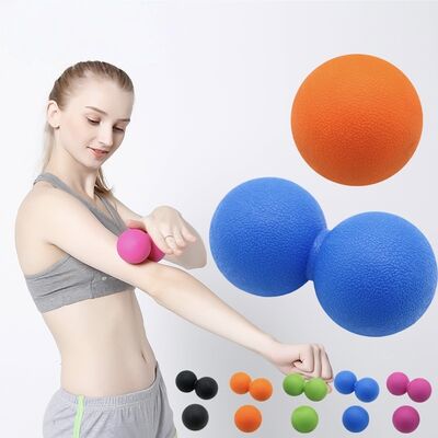 Deep Tissue Massage Peanut Ball Meredakan Ketegangan Otot Meningkatkan Fleksibilitas Ultimate Yoga Fitness Alat Pelepasan Myofascial Untuk Atlet & Pecinta Yoga