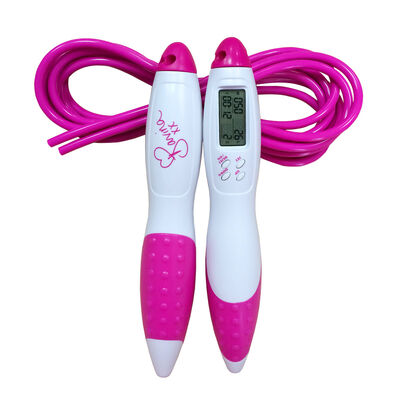 Fitness Jump Rope Biru Unisex Home Fitness Jump Rope Dengan Kecepatan Bantalan yang Bisa Disesuaikan Lolos JP-100