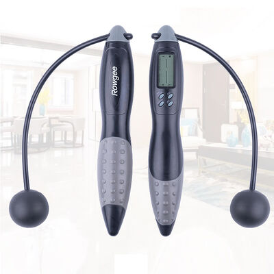 Unisex Biru Cordless Jump Tali Dengan Bola Hadiah Latihan Alat Olahraga