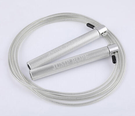 3m Adjustable Steel Wire+PVC Weight Speed Jump Rope Untuk Kebugaran Rumah