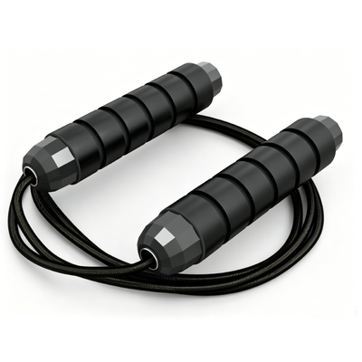 Rumah Kebugaran Jump Rope Beban Bantalan Aluminium Kawat Dan Kawat Baja Jump Rope