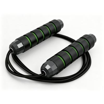 3m Adjustable Steel Wire+PVC Weight Speed Jump Rope Untuk Kebugaran Rumah
