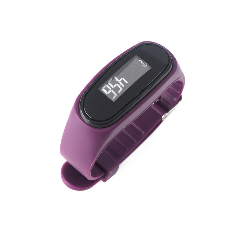 L24*Dia 3,7cm 3D Fitness Pedometer Jam Dengan Kalori Dibakar Jarak Waktu Tampilan