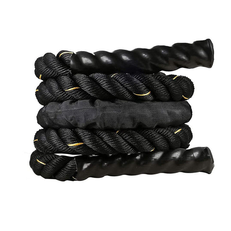 Fitness Jump Rope Upgrade Berat-Baring Jump Rope Polyester Nylon Tebal Tali Peningkatan Latihan Kebugaran