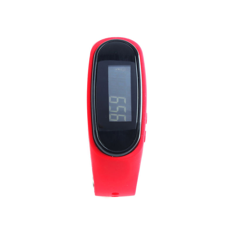 L24*Dia 3,7cm 3D Fitness Pedometer Jam Dengan Kalori Dibakar Jarak Waktu Tampilan