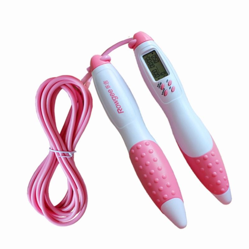 Body Building Equipment Sensor Type Commercial Handle Jump Rope Untuk Latihan Dalam Ruang