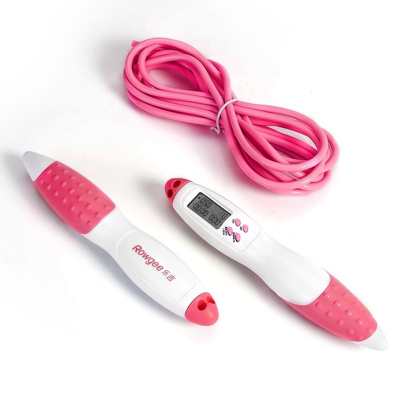 Fitness Jump Rope Adjustable Length Beaded Jump Rope Smart Sensor Type JP-100 Untuk Gym 175 X Peraturan Tekanan
