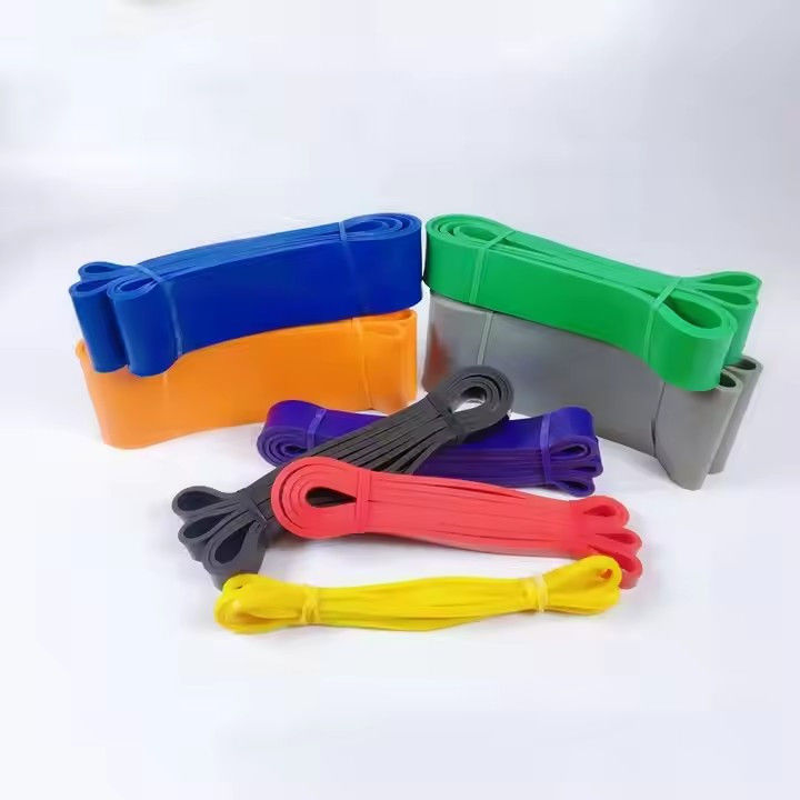 Olahraga Mini Butt Kekuatan disesuaikan Yoga Lateks Latihan Resistensi Fitness Loop Bands Set