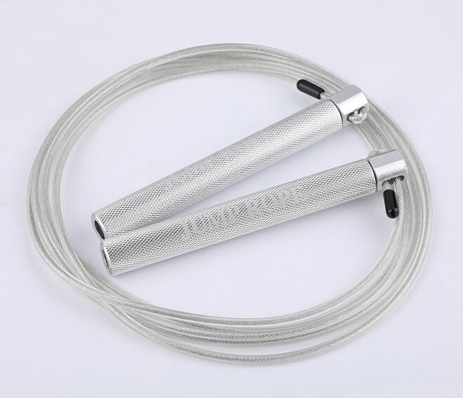 4.5mm*3m Aluminium Berat Bantalan Melompat Tali Indoor Outdoor Keep Fit Alat Olahraga